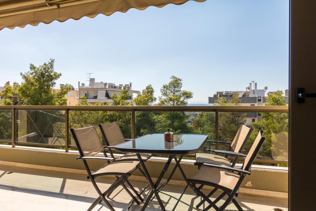 Amazing Holiday Apt With Ocean Views Athen Eksteriør bilde